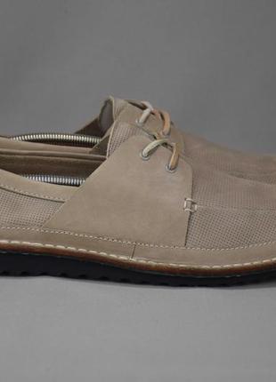 Clarks туфли мокасины мужские летние кожаные. оригинал. 46 - 4...