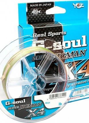 Шнур YGK Super Jig Man X4 (мультиколор) 200м 0.128мм 6кг / 12l...