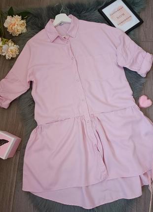 Ніжно рожева сукня в сорочковому стилі