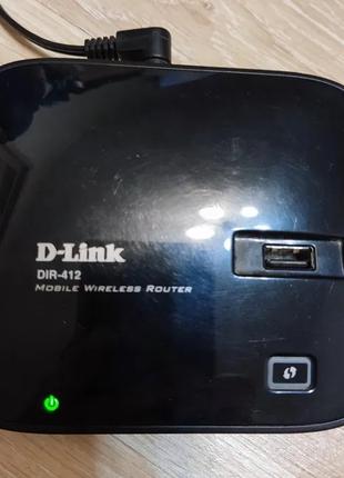 Бездротовий wi-fi роутер, маршрутизатор D-Link DIR-412
