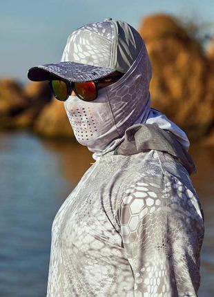 Фейс маска для защиты лица, шеи и ушей от солнца и ветра upf50+
