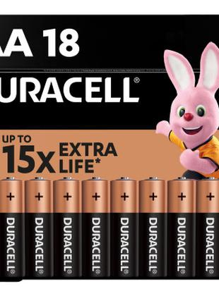 Батарейка Duracell AA лужні 18 шт. в упаковці (5000394107519 /...