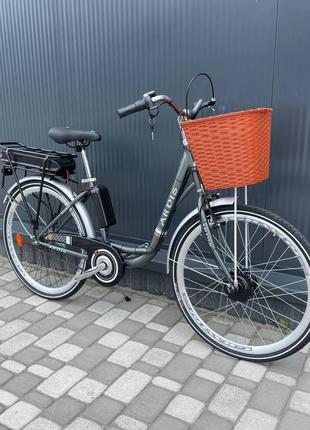 Электровелосипед 26" Cubic-bike с аккумулятором в багажнике "L...