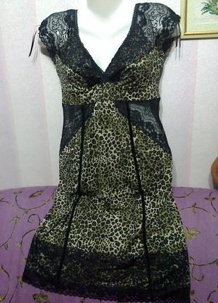 Платье сарафан с кружевными вставками (р-р 42/14) пог 38 см+