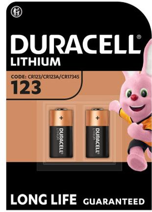 Батарейка Duracell CR 123 / DL 123 * 2 (5002979)