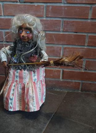 Интерьерная кукла "Баба Яга", Кукла ручной работы