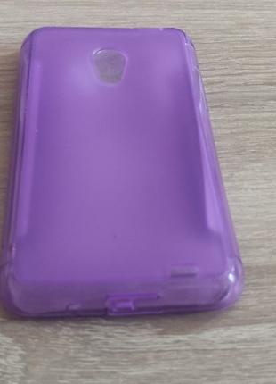 Силиконовый защитный чехол для Meizu MX3 фиолетовый