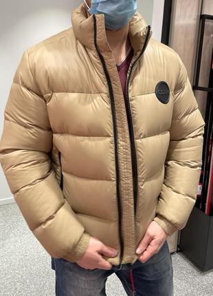 Зимняя мужская куртка пуховик hugo м размер