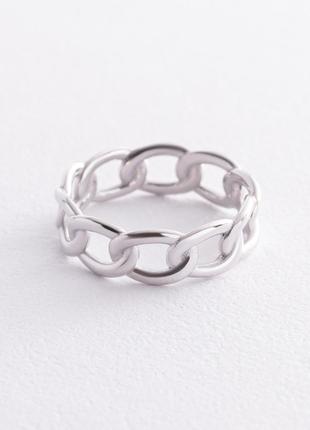 Кольцо "Цепочка" в серебре OR133810
