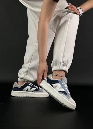Жіночі нові стильні сині кросівки new balance ct305 nav
