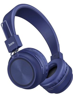 Наушники Bluetooth Hoco W25 Promise wireless headphones Blue
