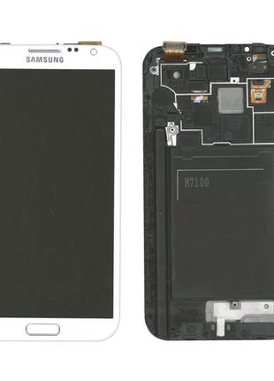 Матрица с тачскрином (модуль) Samsung Galaxy Note 2 GT-N7100 б...