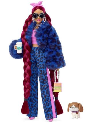 Барби Экстра Модница леопардовый костюм Barbie Extra Doll 17