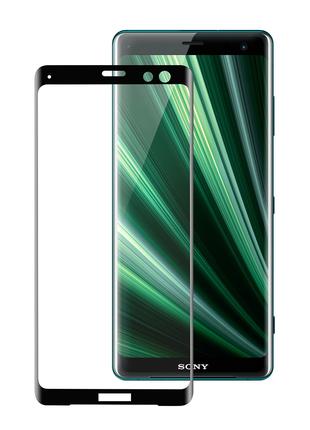 Захисне скло 3D для Sony Xperia XZ3, Black