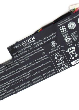 Аккумулятор AC13C34 для ACER Aspire V5-122P, V5-132, V5-132P, ...