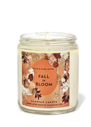 Свічка bath and body works fall in bloom