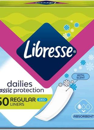Щоденні прокладки Classic Protection Deo 50 шт ТМ Libresse