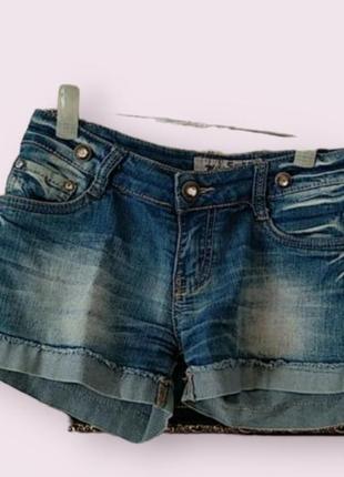 ❤️короткие джинсовые шорты miss swan classic jeans шорты джинс...
