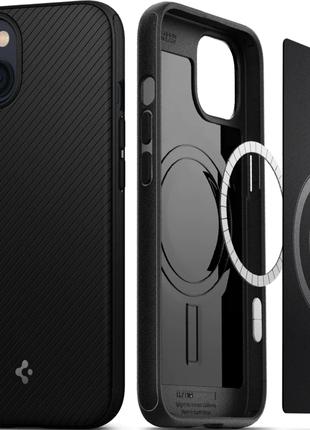 Чехол накладка Spigen Armor Mag Case for iPhone 13, Black (ACS...