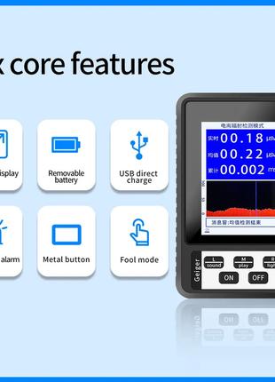 Дозиметр / радіометр / побутовий вимірювач радіації XR - 1
