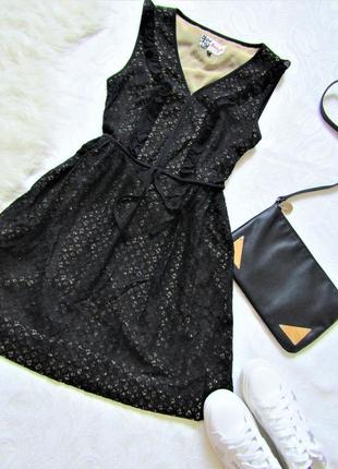 Черное кружевное платье jaeger размер 8/s 🔥sale🔥