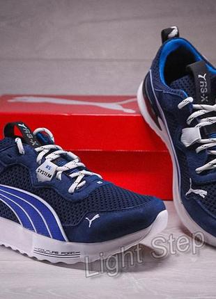 Кроссовки мужские puma rs-x denim кожа-сетка