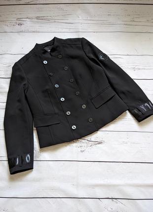 Черный фирменный пиджак от marc aurel
