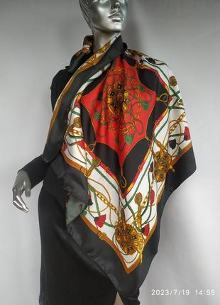 Платок платок платок косынка с надписью hermes paris
