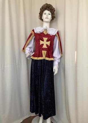 Средневековая дама мушкетер таверна платье карнавальное