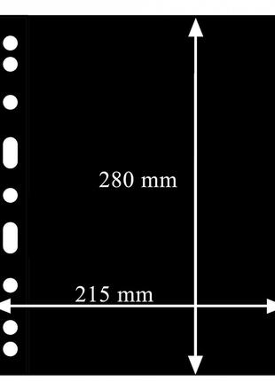 Прокладка 'Standart', черная, полимер, 215х280мм, Kammer, упак...