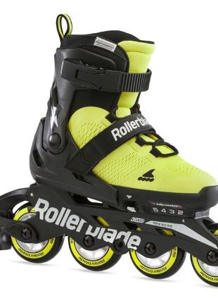 Ролики дитячі Rollerblade Microblade SE Neon Yellow Black 2024...