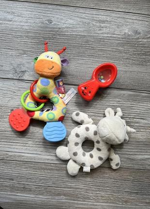 Погремушки игрушки грызунки для малышей