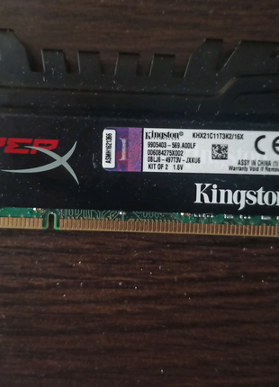 Kingston HyperX BEAST DDR3-2400MHz 8192MB 8Gb PC3-19200 (HX324C11
