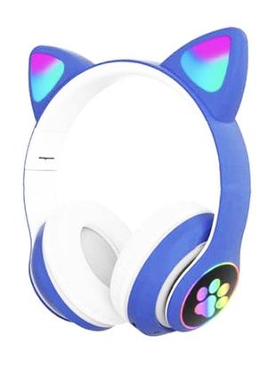 Беспроводные Bluetooth-наушники с ушками и LED подсветкой Cat ...