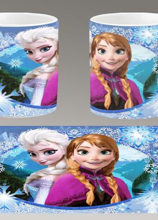 Чашка белая керамическая "Холодное Сердце" Frozen ABC