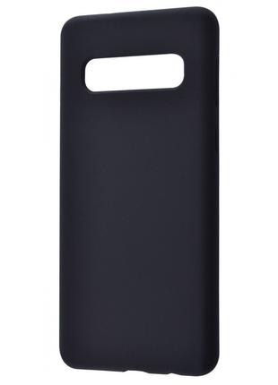 Чехол WAVE Full Silicone Cover Samsung Galaxy S10 (G973F) black