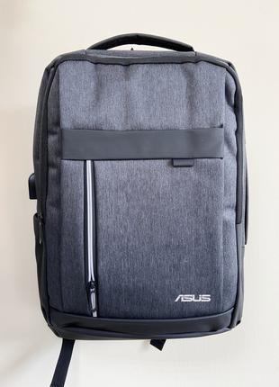Рюкзак-сумка трансформер для ноутбука 15,6" Темно-серый ( код:...
