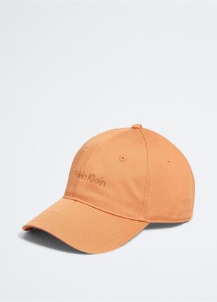 Новая кепка calvin klein бейсболка (ck honey brown cap ) с аме...