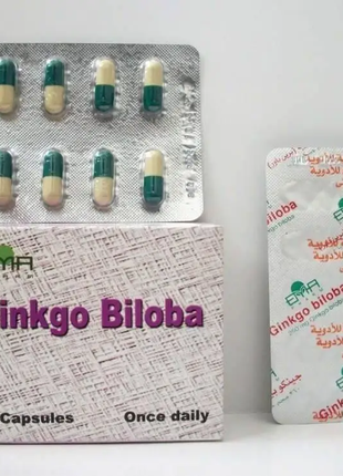 Ginkgo Biloba 30шт. Для покращення пам'яті. Єгипет.