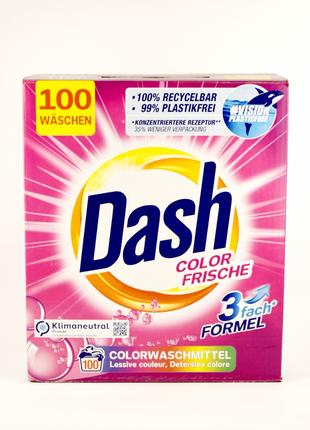 Порошок для стирки цветного Dash Color Frische 6кг (100 стирок)