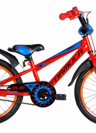 Велосипед 18" formula sport помаранчево-синій з чорним