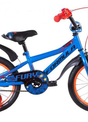Велосипед 16" formula fury синій