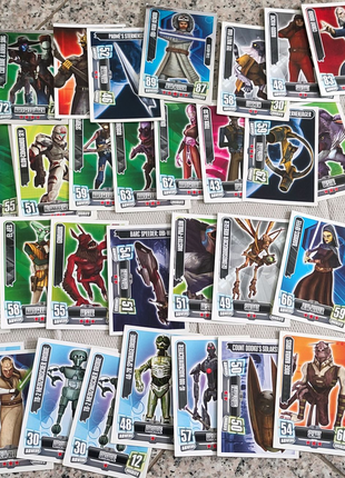 "Star Wars" Картки 36 шт. - Topps Force Attax