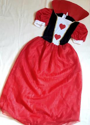 Платье wicked costumes карнавальное королева червей алиса в ст...
