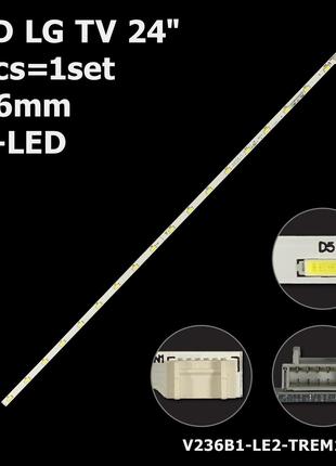 LED підсвітка LG TV 24" 18-led 306mm V236B1-LE2-TREM1 Samsung:...