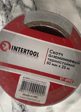 Термостійкий скотч INTERTOOL KT-0992