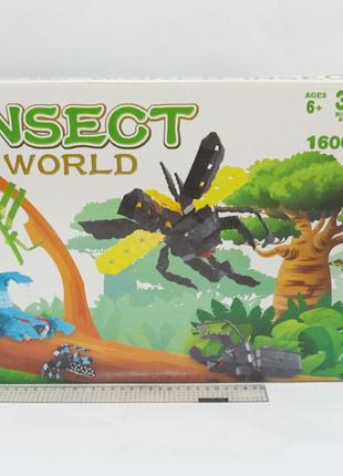Конструктор пластиковый 3D-пазлов Мир насекомых LEGO на 1600 д...
