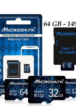 Карта памяти MicroSD 64 GB class 10