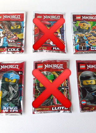 Міні лего фігурки Ніндзяго. Ninjago. LEGO.