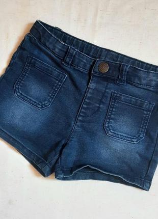 Шорты джинсовые mothercare тонкие синие на 5 лет (110см)